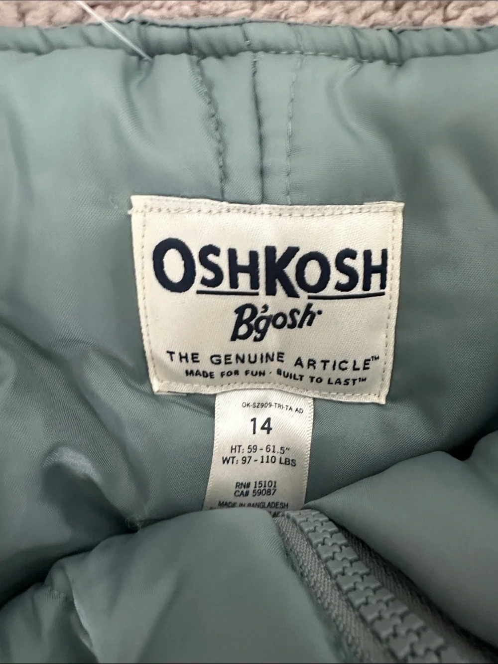OshKosh Bgosh warm snow